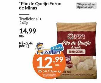 Zaffari Pão de queijo forno de minas oferta