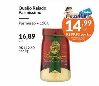 Queijo ralado parmíssimo