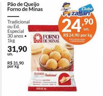 Zaffari Pão de queijo forno de minas oferta