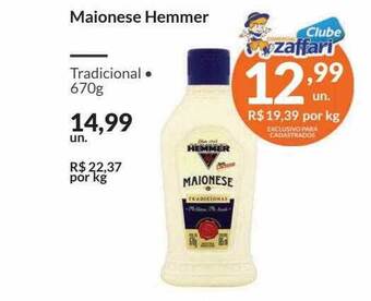 Zaffari Maionese hemmer oferta