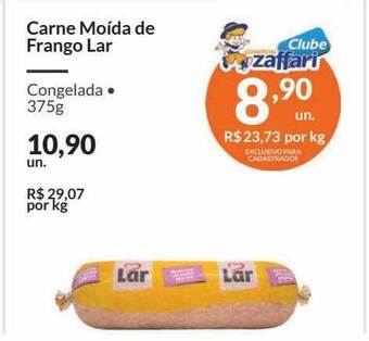 Zaffari Carne moída de frango lar oferta