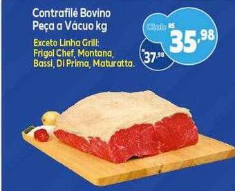 GoodBom Contrafilé bovino peça a vacuo kg oferta
