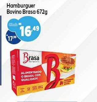 GoodBom Hamburguer bovino brasa oferta
