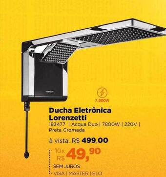 Lojas TaQi Ducha eletrônica lorenzetti oferta