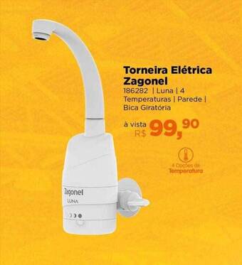 Lojas TaQi Torneira elétrica zagonel oferta