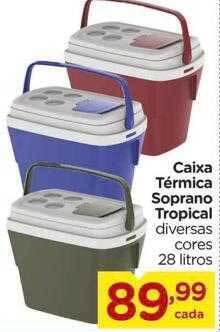 Carrefour Caixa térmica soprano tropical oferta