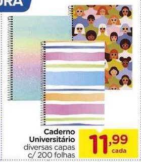 Carrefour Caderno universitário oferta