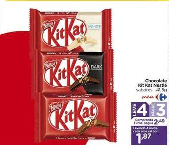 Carrefour Chocolate kit kat nestlé oferta