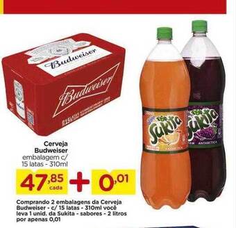 Carrefour Cerveja budweiser oferta