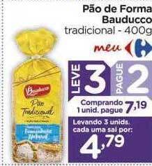 Carrefour Pão de forma bauducco oferta