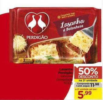 Carrefour Lasanha perdigão oferta