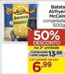 Carrefour Batata airfryer mccain 50% desconto na 2a unidade oferta