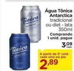 Carrefour Água tônica antarctica oferta