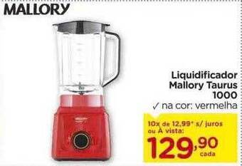 Carrefour Liquidificador mallory taurus 1000 oferta