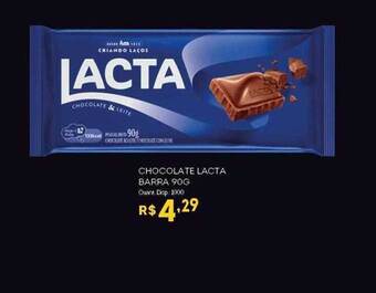 Chocolate lacta barra