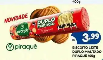 Bramil Supermercados Biscoito leite duplo maltado piraquê oferta