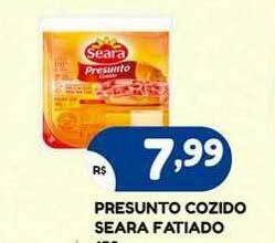 Bramil Supermercados Presunto cozido seara fatiado oferta