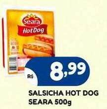 Bramil Supermercados Salsicha hot dog seara oferta