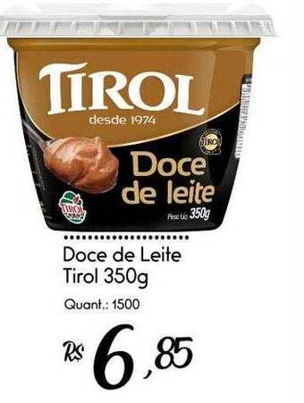 Giassi Supermercados Doce de leite tirol oferta
