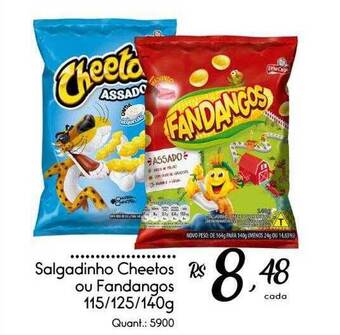 Giassi Supermercados Salgadinho cheetos ou fandangos oferta