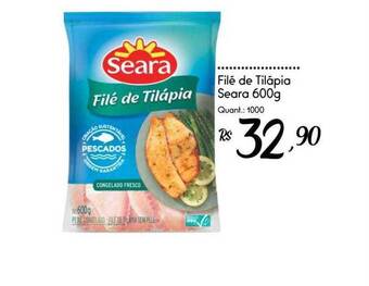 Giassi Supermercados Filé de tilápia seara oferta