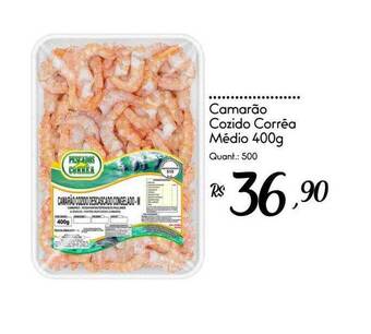 Giassi Supermercados Camarão cozido corrêa médio oferta