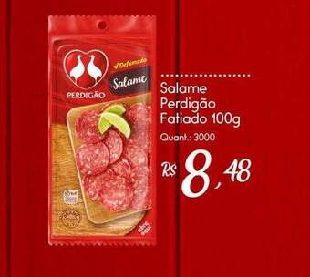 Giassi Supermercados Salame perdigão fatiado oferta