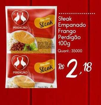Giassi Supermercados Steak empanado frango perdigão oferta