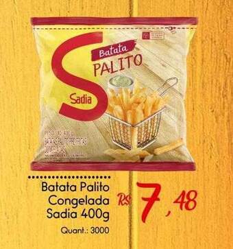Giassi Supermercados Batata palito congelada sadia oferta
