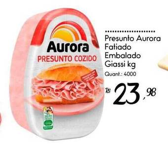 Giassi Supermercados Presunto aurora fatiado embalado giassi oferta