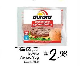 Giassi Supermercados Hambúrguer bovino aurora oferta