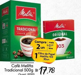 Giassi Supermercados Café melitta tradicional oferta