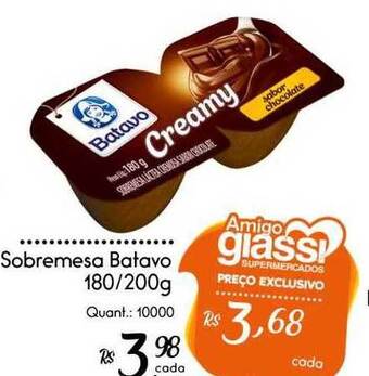 Giassi Supermercados Sobremesa batavo oferta