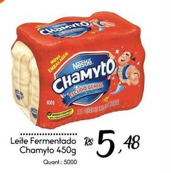 Giassi Supermercados Leite fermentado chamyto oferta