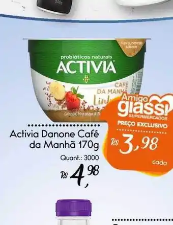 Giassi Supermercados Activia danone café da manhã oferta