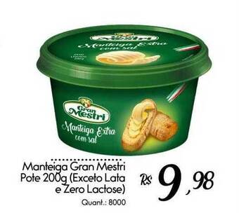 Giassi Supermercados Manteiga gran mestri oferta