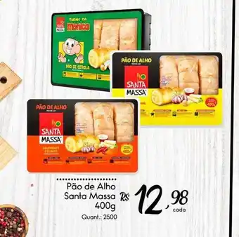 Giassi Supermercados Pão de alho santa massa oferta