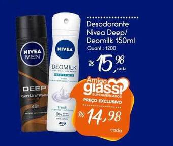 Giassi Supermercados Desodorante nivea deep deomilk oferta
