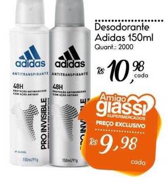 Giassi Supermercados Desodorante adidas oferta