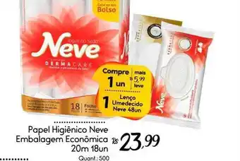 Giassi Supermercados Papel higiênico neve embalagem econômica oferta