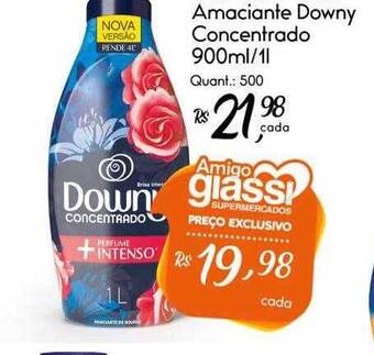 Giassi Supermercados Amaciante downy concentrado oferta