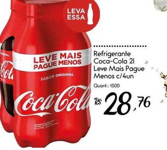 Giassi Supermercados Refrigerante coca-cola oferta
