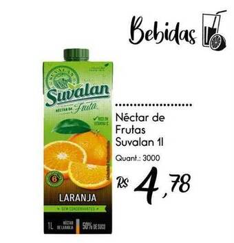 Giassi Supermercados Néctar de frutas suvalan oferta