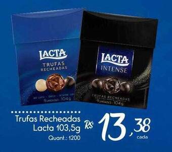 Giassi Supermercados Trufas recheadas lacta oferta