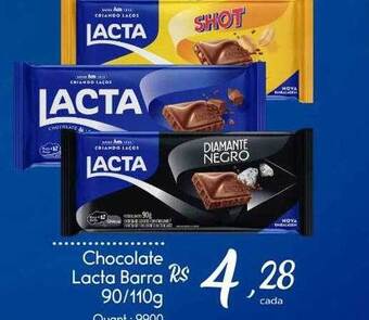 Giassi Supermercados Chocolate lacta barra oferta