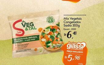 Giassi Supermercados Mix vegetais congelados sadia oferta