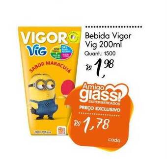 Giassi Supermercados Bebida vigor vig oferta