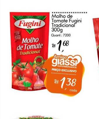 Giassi Supermercados Molho de tomate fugini tradicional oferta