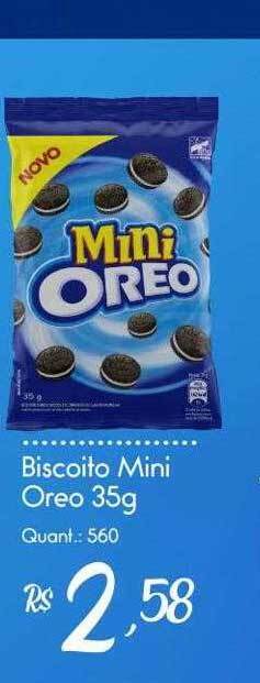 Giassi Supermercados Biscoito mini oreo oferta