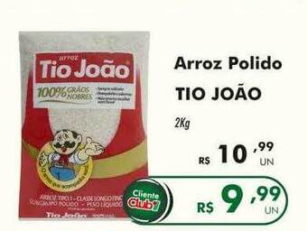 Irani Supermercados Arroz polido tio joão oferta